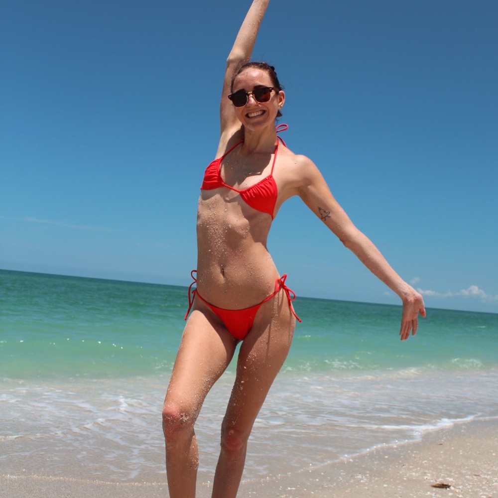 Like New Alo Yoga x Topic of C Bikini